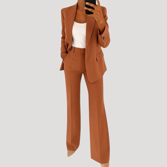 Women’s Smart Tailored Two-Piece Suit Set 3