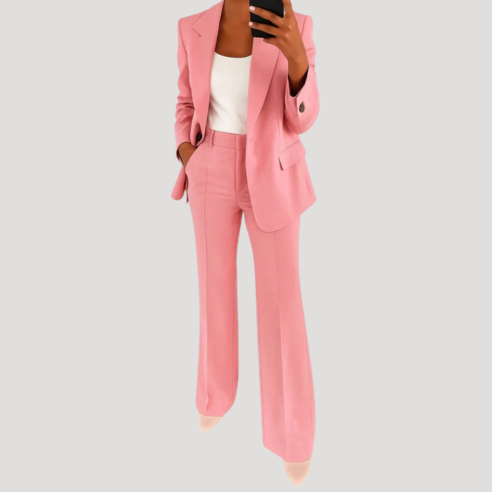 Women’s Smart Tailored Two-Piece Suit Set 4
