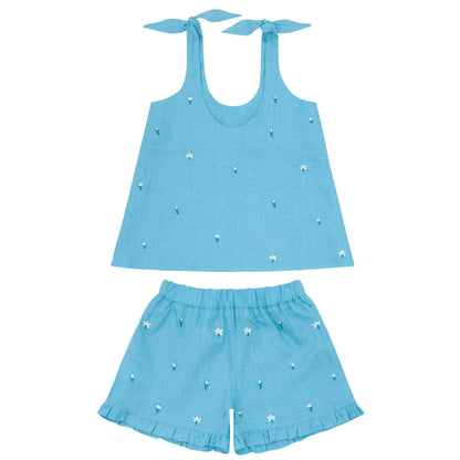 Fanm Mon x Minnow Girl's 2 Piece Short Set