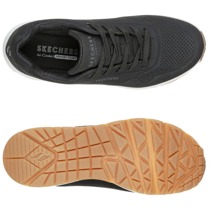 Skechers Ladies Uno Stand On Air Trainers (Wide)