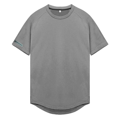 Gray t-shirt on a white background