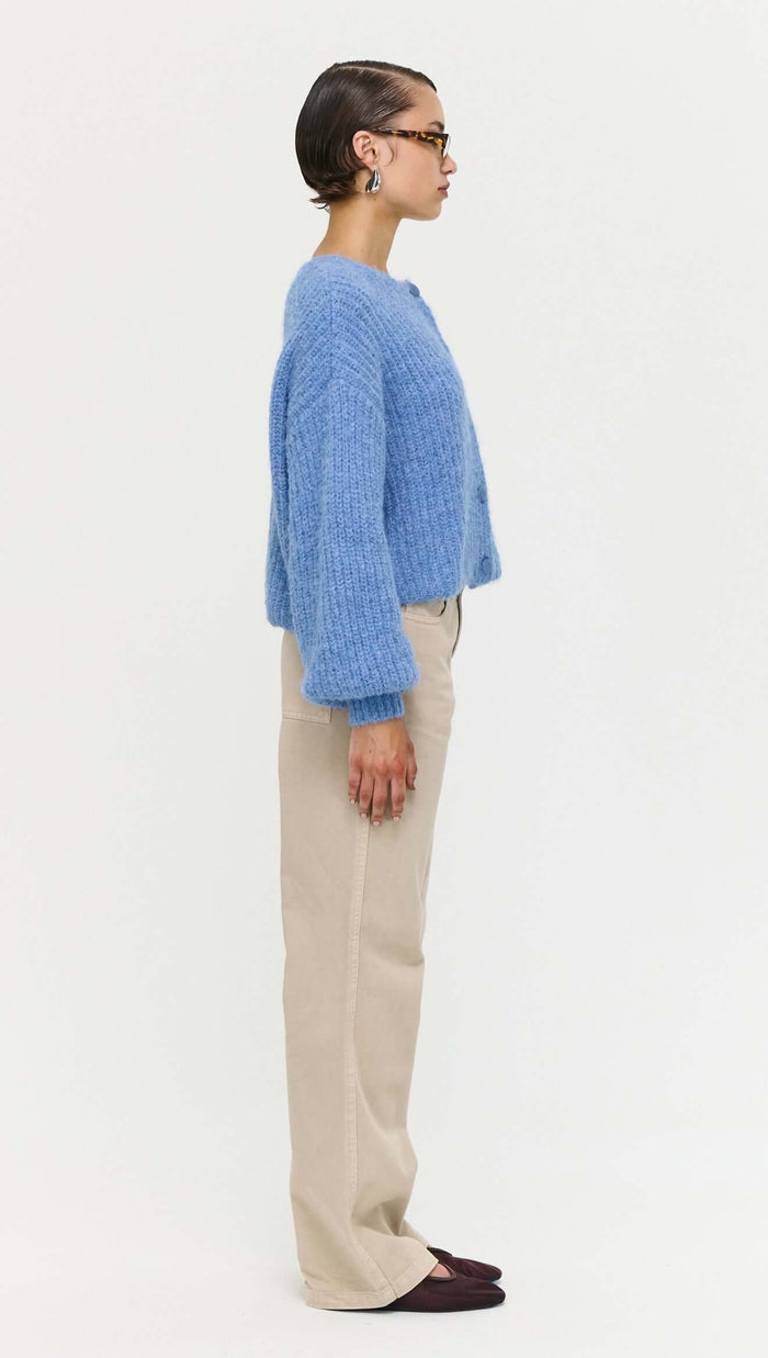 STAPLE THE LABEL - ELOWEN CARDIGAN - Steel Blue