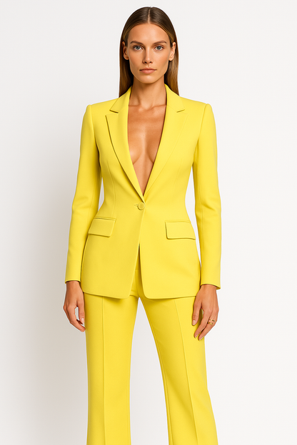 Tara Blazer Set for Women | Tailored Blazer & Wide-Leg Trousers 1