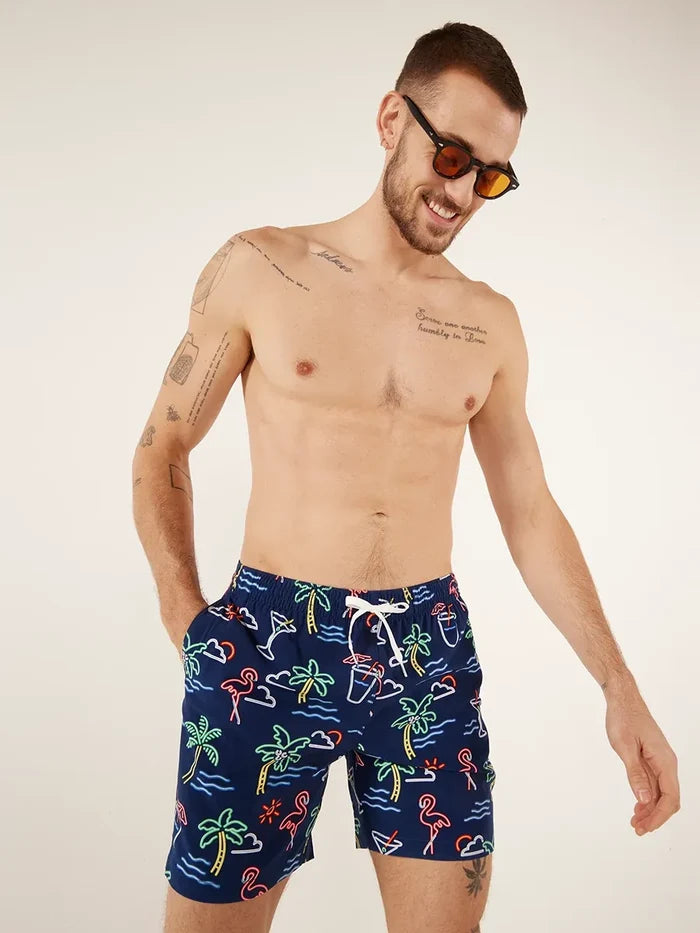 The Neon Lights 7" (Classic Swim Trunk) - Image 5 - Chubbies Shorts