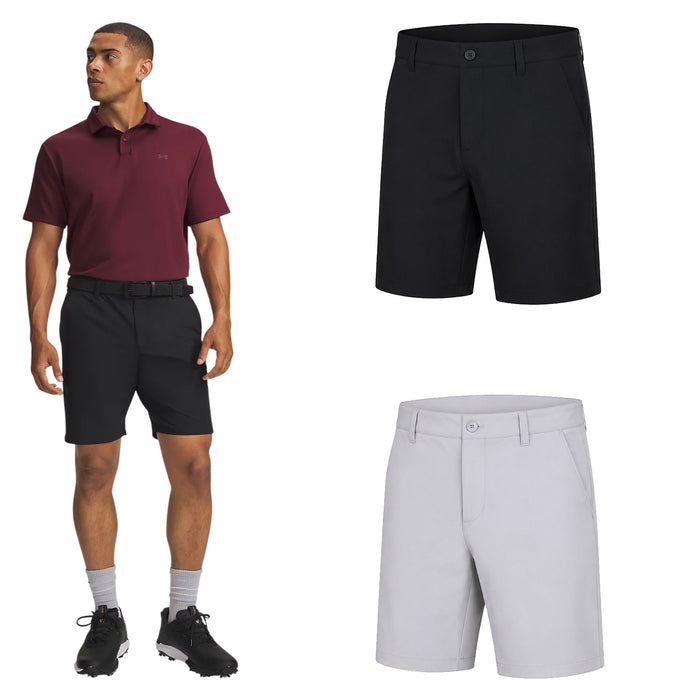 Under Armour Mens Links Matchplay Tapered Chino 9" Shorts