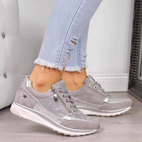 Women's Orthopedic Sneakers with Zipper - Comfortable and Stylish for Every Day 0