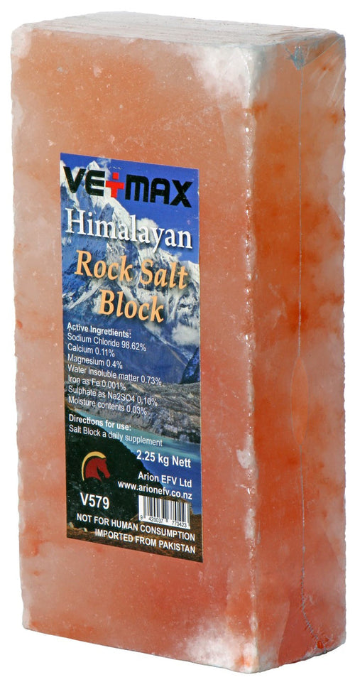 VetMax Himalayan Rock Salt Block 2.25Kg