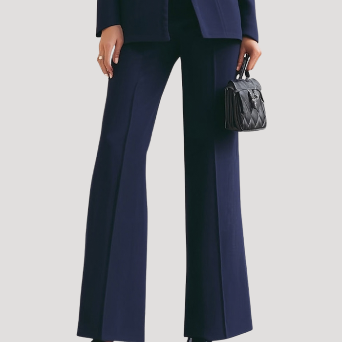 Women’s Elegant Blazer Trouser Suit Two-Piece Set 7