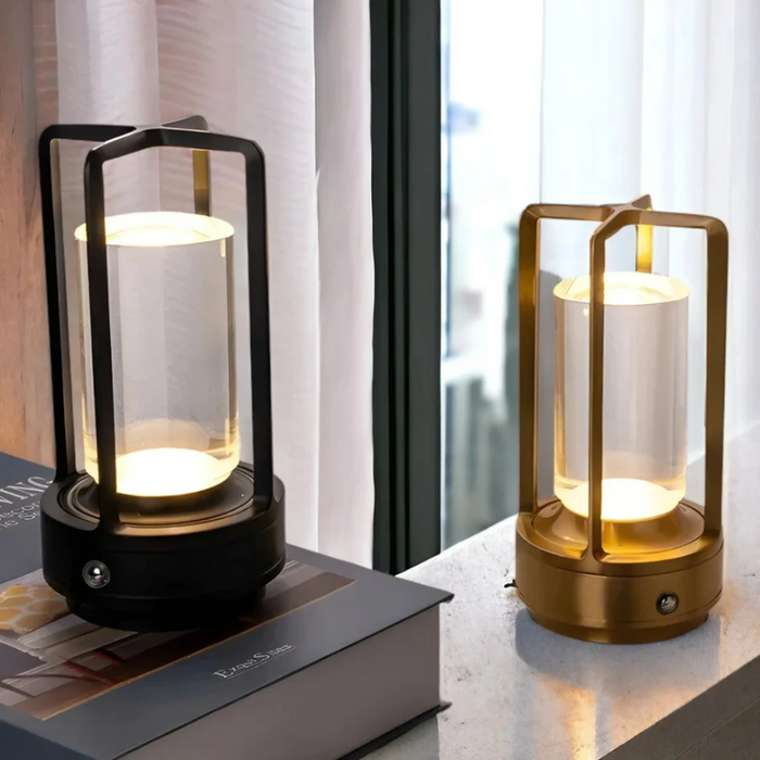 Scandinavian Wireless LED Table Lamp - NordicaGlow 0
