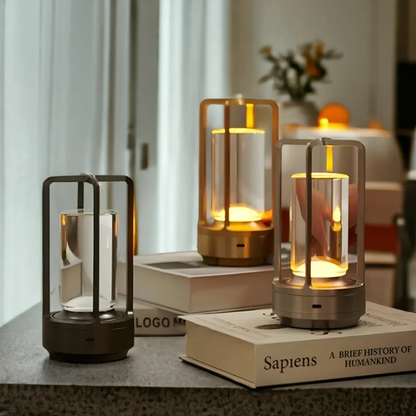 Scandinavian Wireless LED Table Lamp - NordicaGlow 1