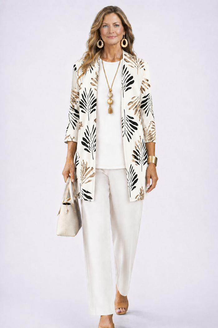 Breezy 3-Piece Set | Relaxed Fit, Lightweight, Printed Trousers 0