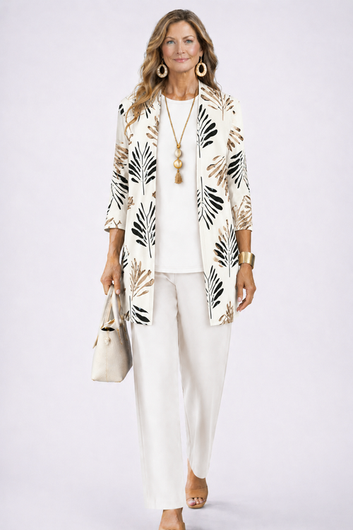 Breezy 3-Piece Set | Relaxed Fit, Lightweight, Printed Trousers 0