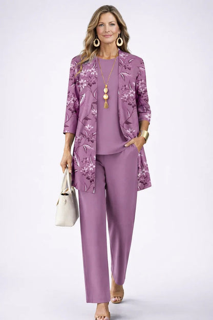 Breezy 3-Piece Set | Relaxed Fit, Lightweight, Printed Trousers 4