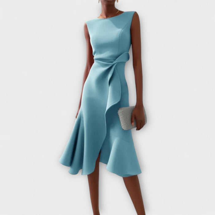 Women's Sleeveless Wrap Midi Dress 3