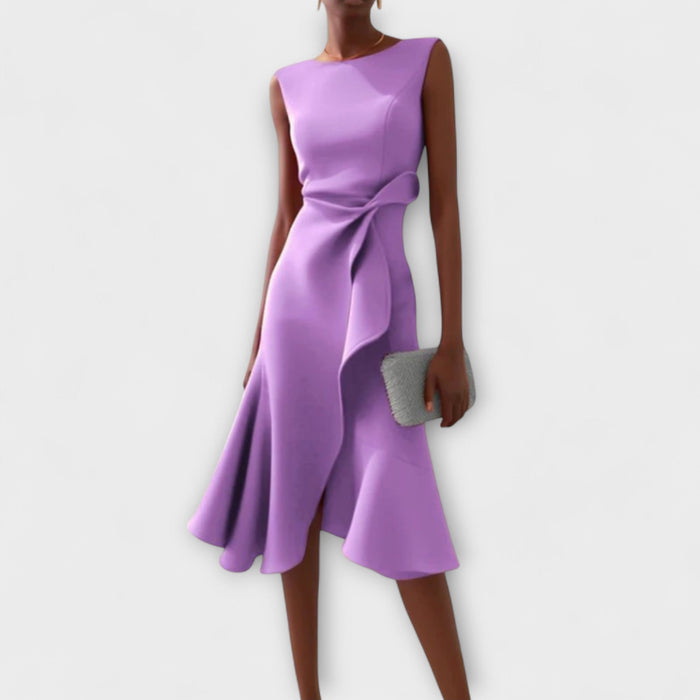 Women's Sleeveless Wrap Midi Dress 4
