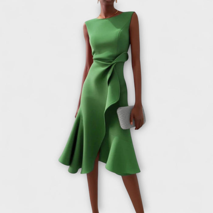Women's Sleeveless Wrap Midi Dress 5