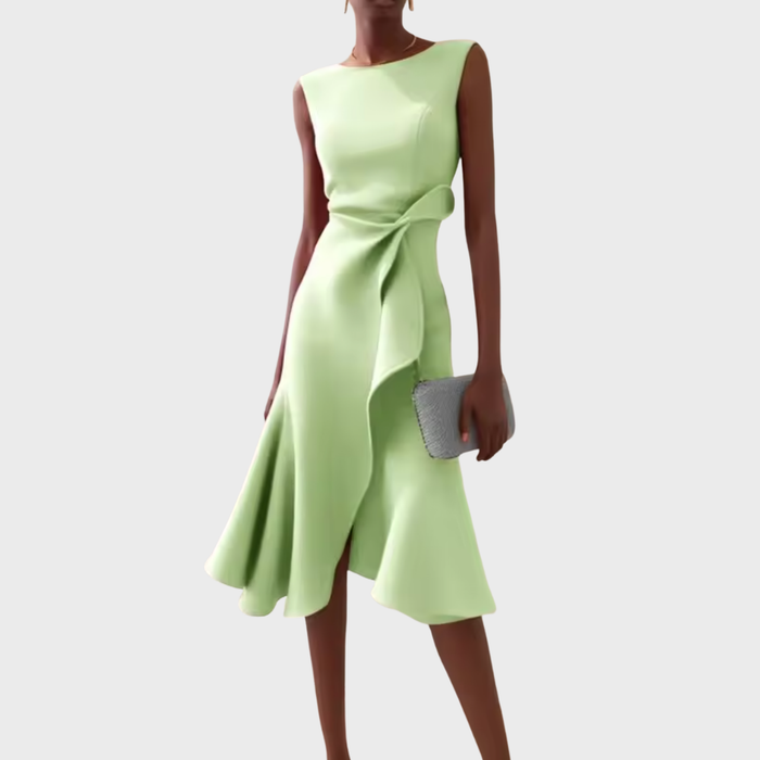 Women's Sleeveless Wrap Midi Dress 7