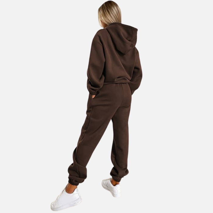 Women’s Casual Hoodie Jogger Set – Cozy Two-Piece Tracksuit