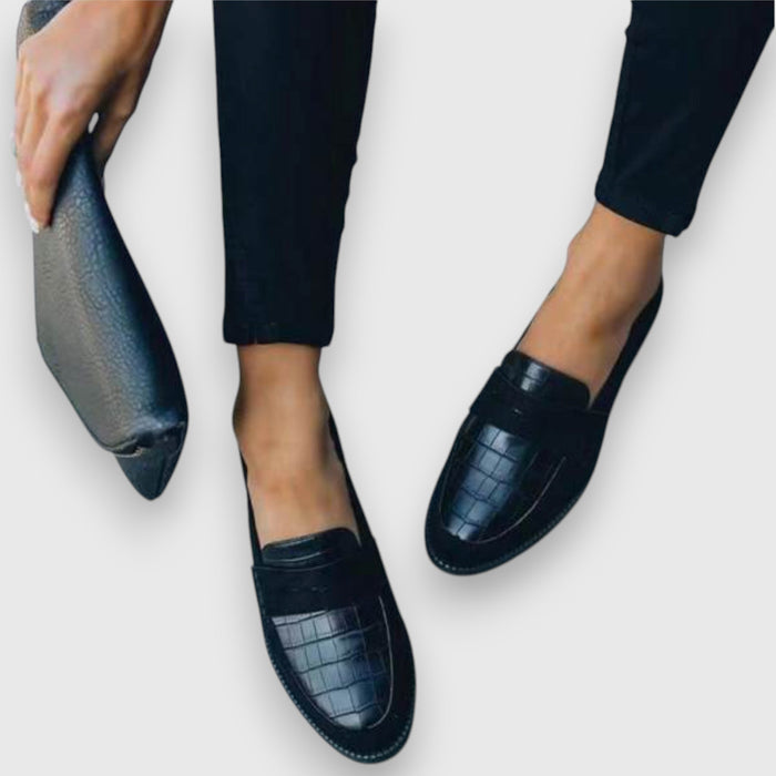 Women's Orthopedic Alligator Embossed Loafers 2