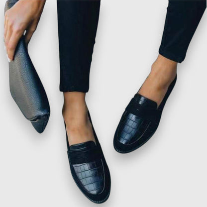 Women's Orthopedic Alligator Embossed Loafers 2