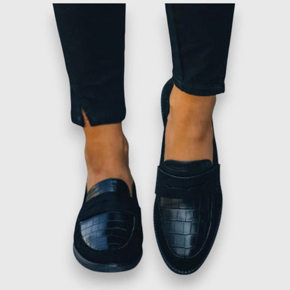 Women's Orthopedic Alligator Embossed Loafers 3