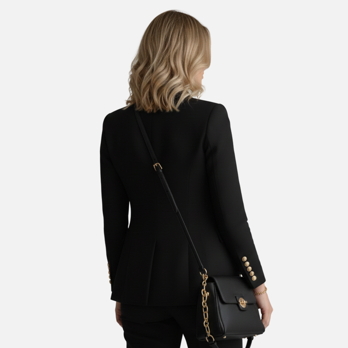 Women's Elegant Double-Breasted Blazer