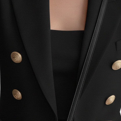 Women's Elegant Double-Breasted Blazer