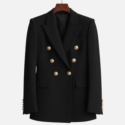 Women's Elegant Double-Breasted Blazer