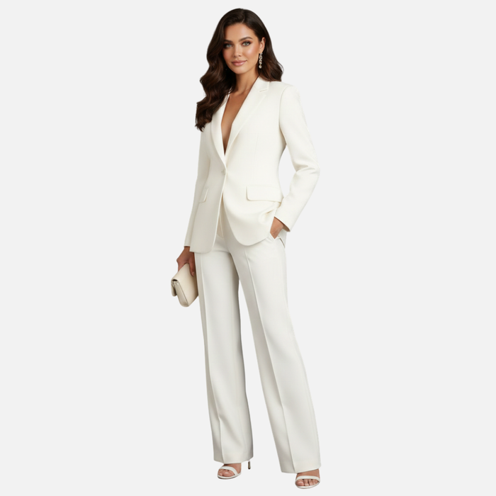 Women’s Elegant Tailored Two-Piece Suit Set