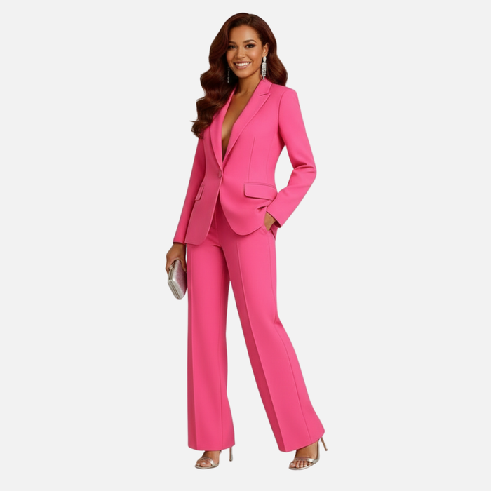 Women’s Elegant Tailored Two-Piece Suit Set