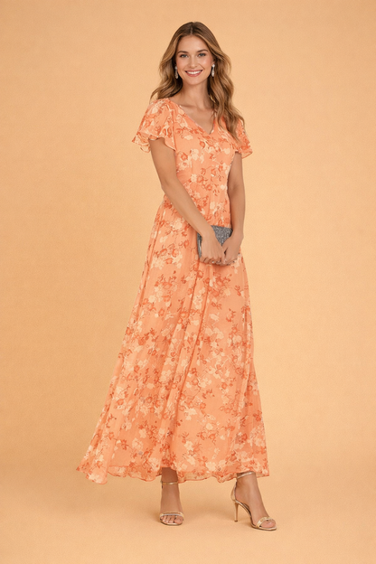 Lilia | Elegant floral midi dress 5