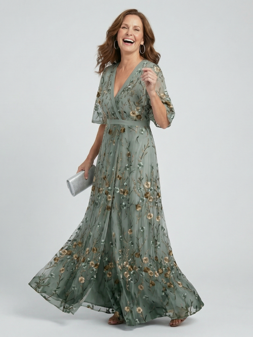 Selora Maxi Dress | Halter Neckline, Floral Summer Dress for Wedding Guests 0
