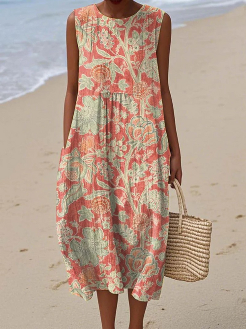 Beth™ Floral Midi Dress 0