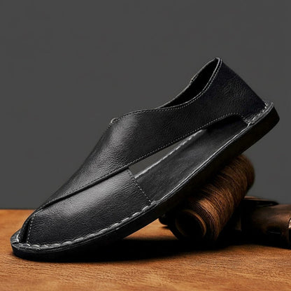 Andros Leather Slip On Sandal 3