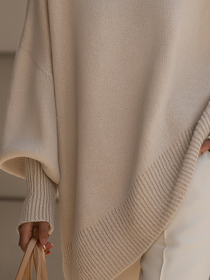 Effortless Elegant Oversized Poncho for Women 2