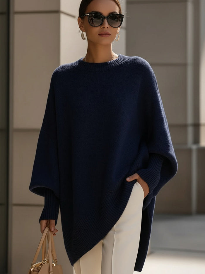 Effortless Elegant Oversized Poncho for Women 6