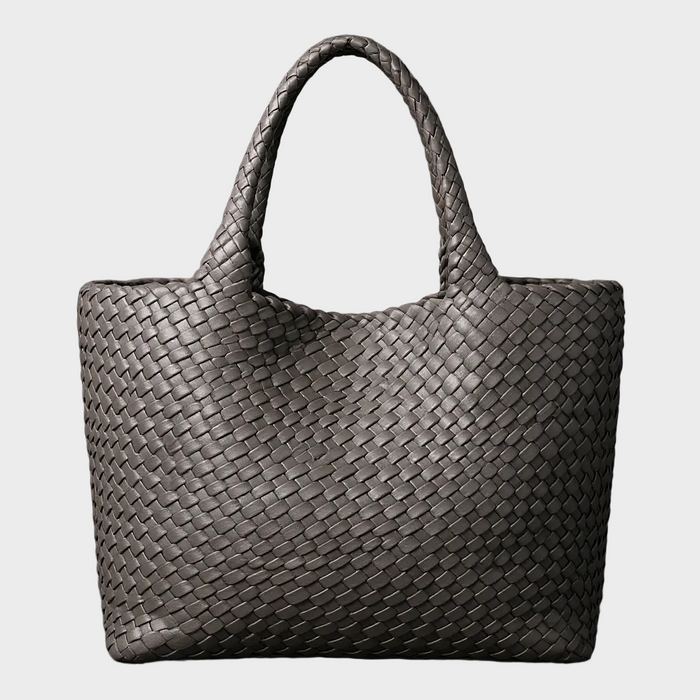 Liora Leather Tote | Handwoven, Durable Microfiber 5