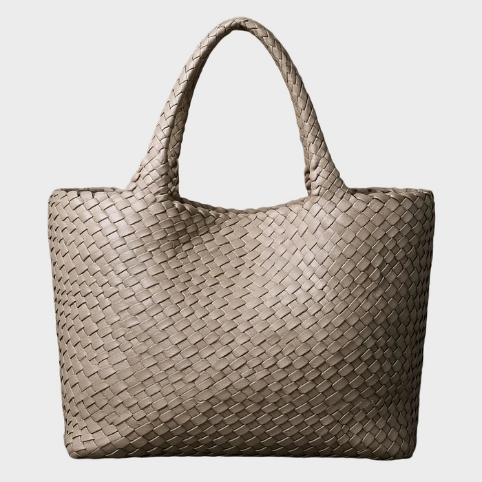 Liora Leather Tote | Handwoven, Durable Microfiber 6