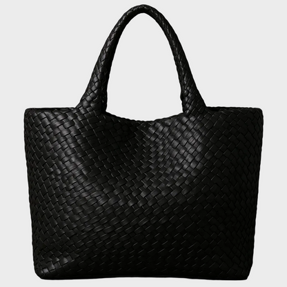 Liora Leather Tote | Handwoven, Durable Microfiber 7