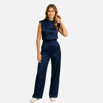 Women's Linen Breathable Jumpsuit One-Piece