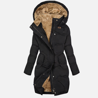 Women’s Long Puffer Parka - Warm Winter Jacket