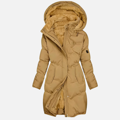 Women’s Long Puffer Parka - Warm Winter Jacket