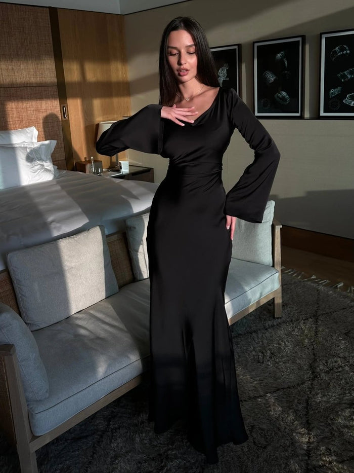 Maxi Dress with Long Sleeves for Women 5