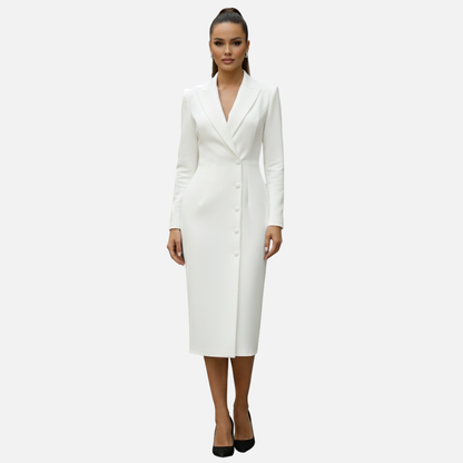 Women's Long Sleeve Suit Dress Blazer