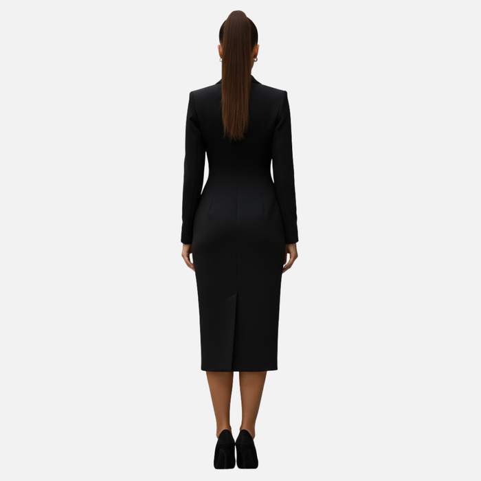 Women's Long Sleeve Suit Dress Blazer