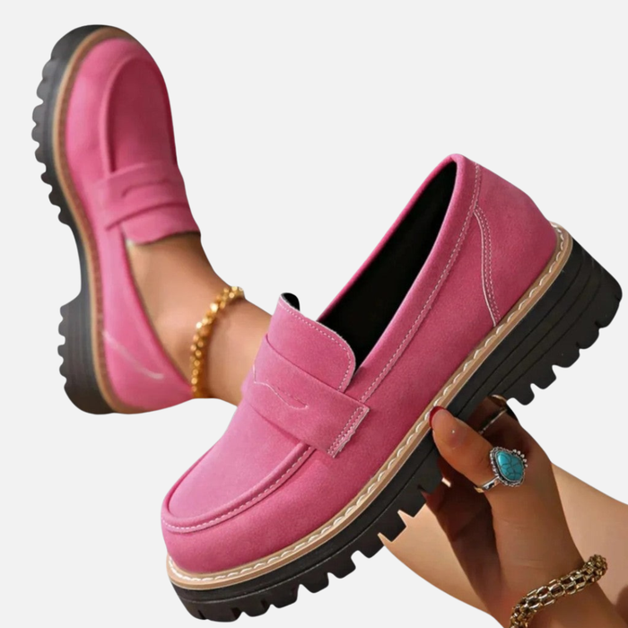 Women's Lug-Sole Penny Loafers
