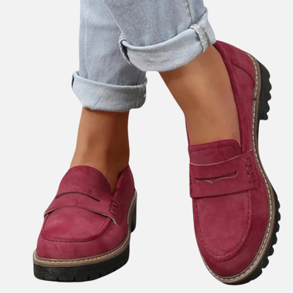 Women's Lug-Sole Penny Loafers