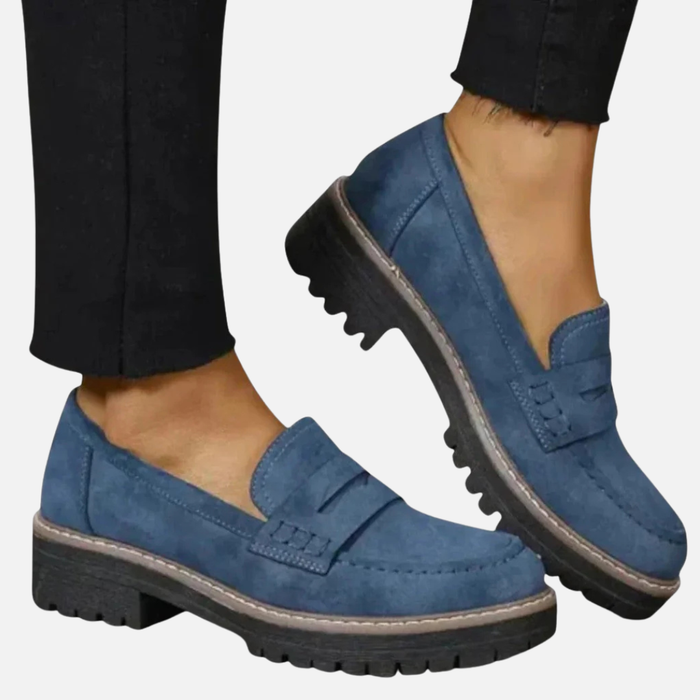 Women's Lug-Sole Penny Loafers