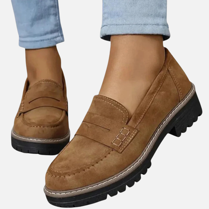 Women's Lug-Sole Penny Loafers