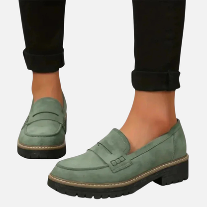 Women's Lug-Sole Penny Loafers